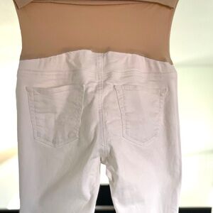 AG Adriano Goldschmied white maternity jeans